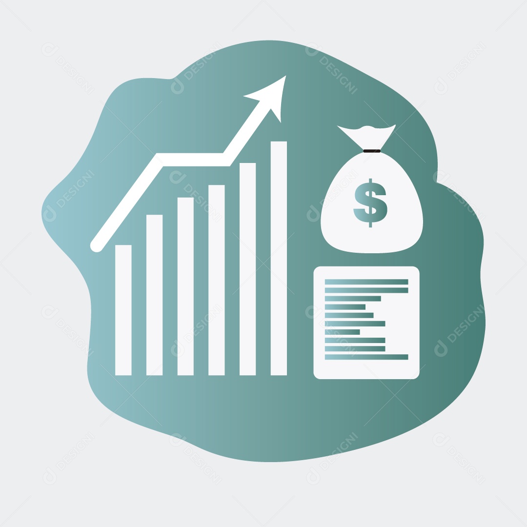 Ícone de Economia Ilustração Vetor EPS