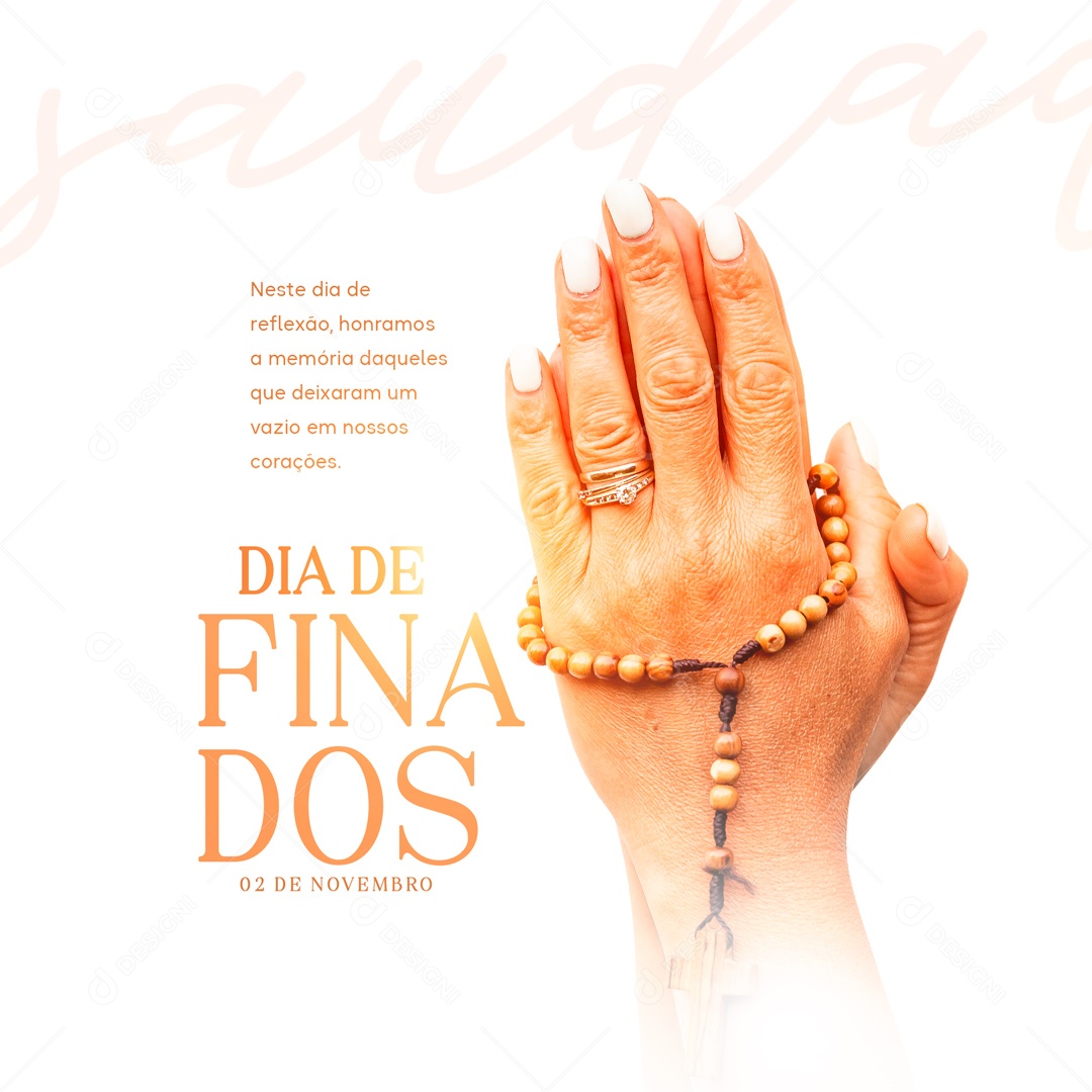 Honramos A Memória Dia De Finados Social Media PSD Editável