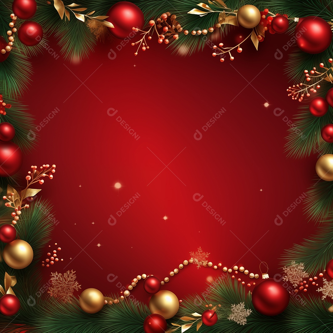 Decoração de natal linda para celebração