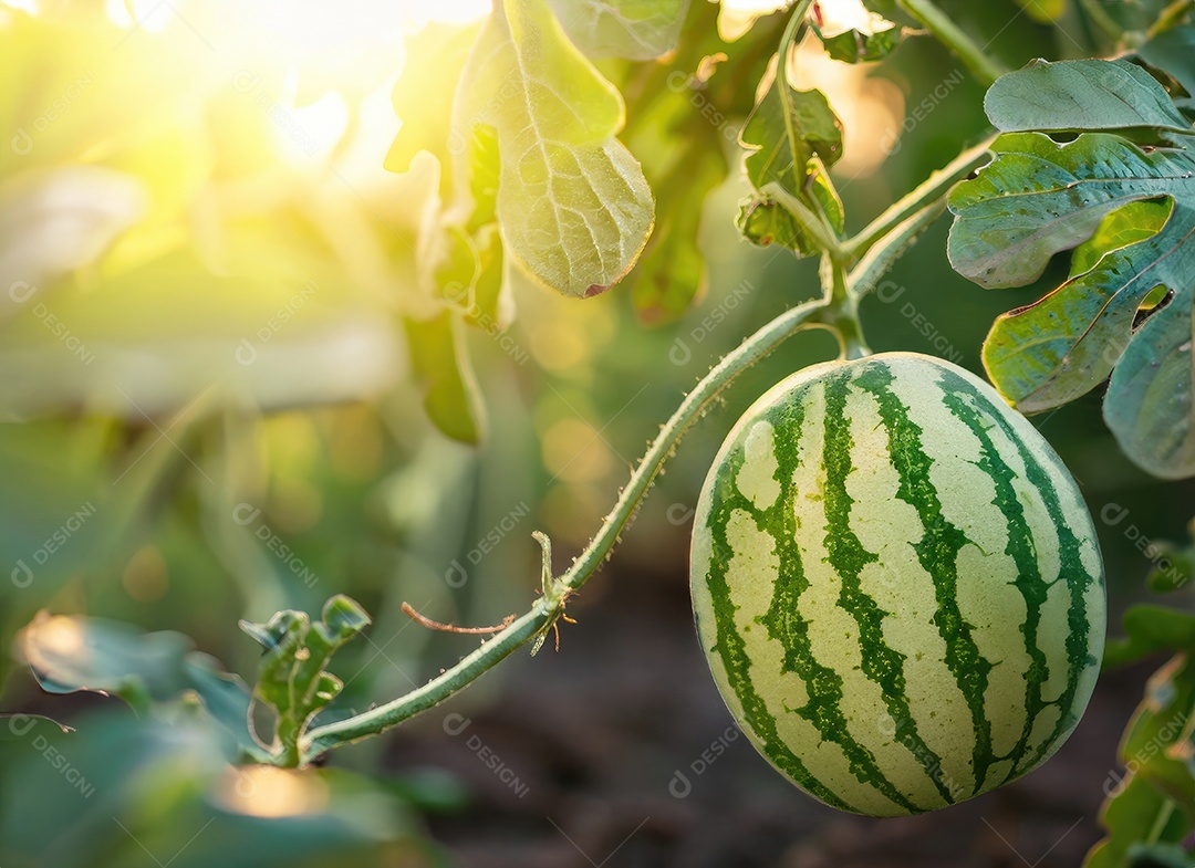 Melancia jardim da colheita