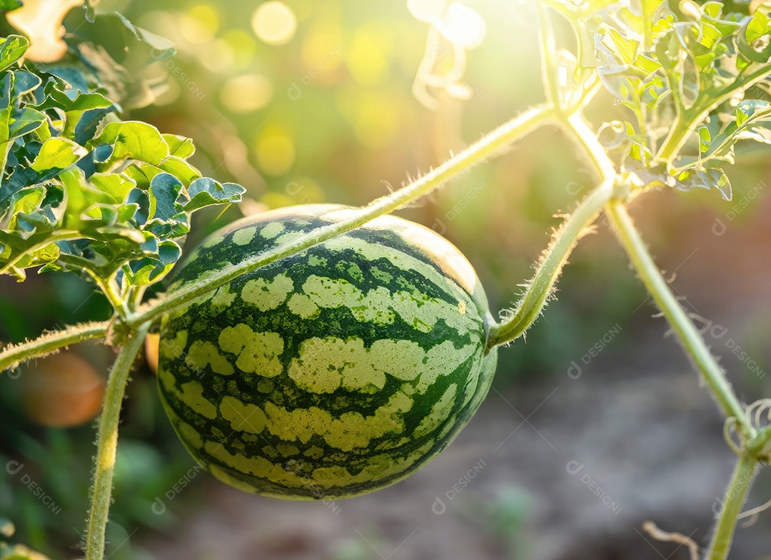 Melancia jardim da colheita