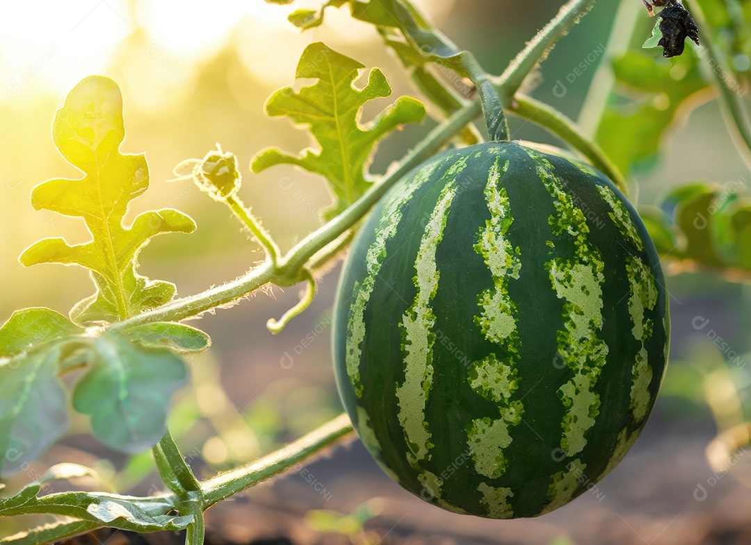 Melancia jardim da colheita