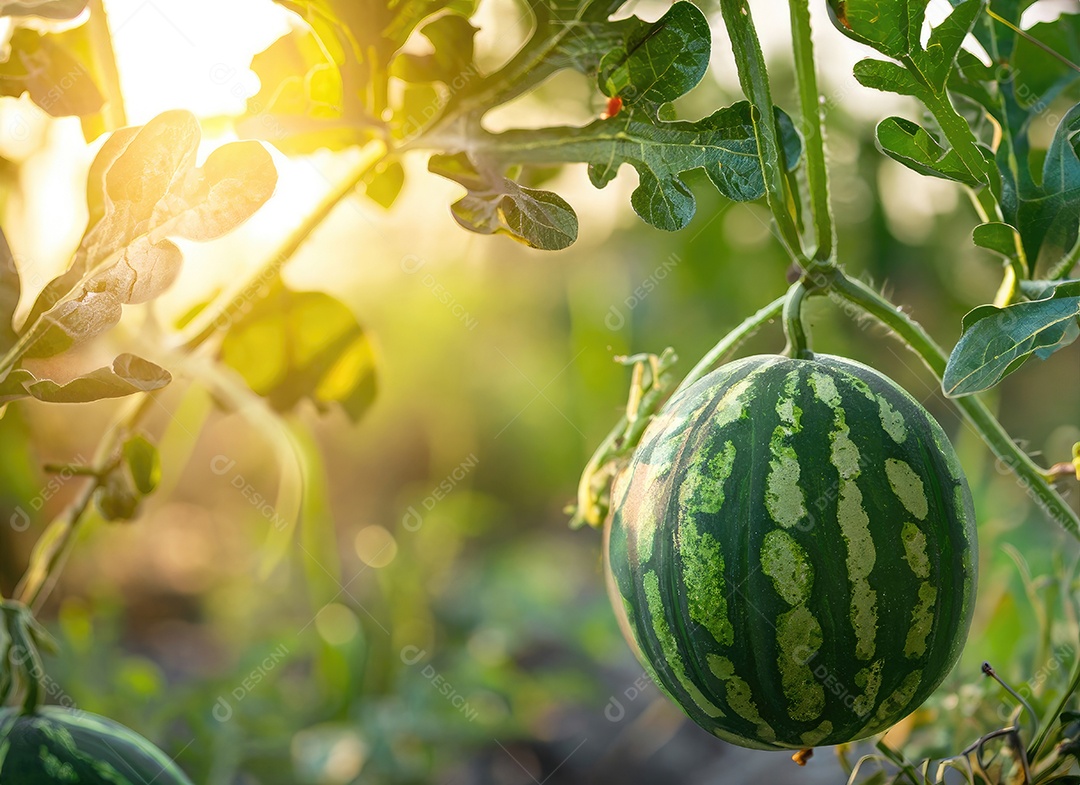 Melancia jardim da colheita