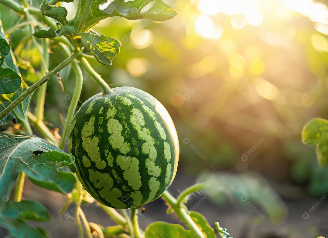 Melancia jardim da colheita