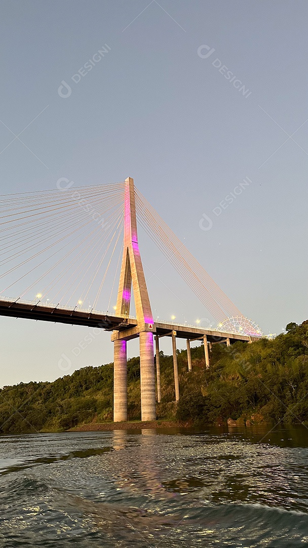 Foto tirada no Rio Iguaçu.
