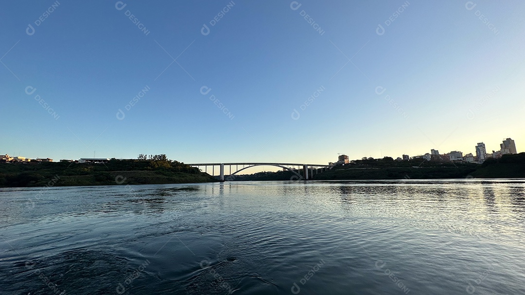 Foto tirada no Rio Iguaçu.