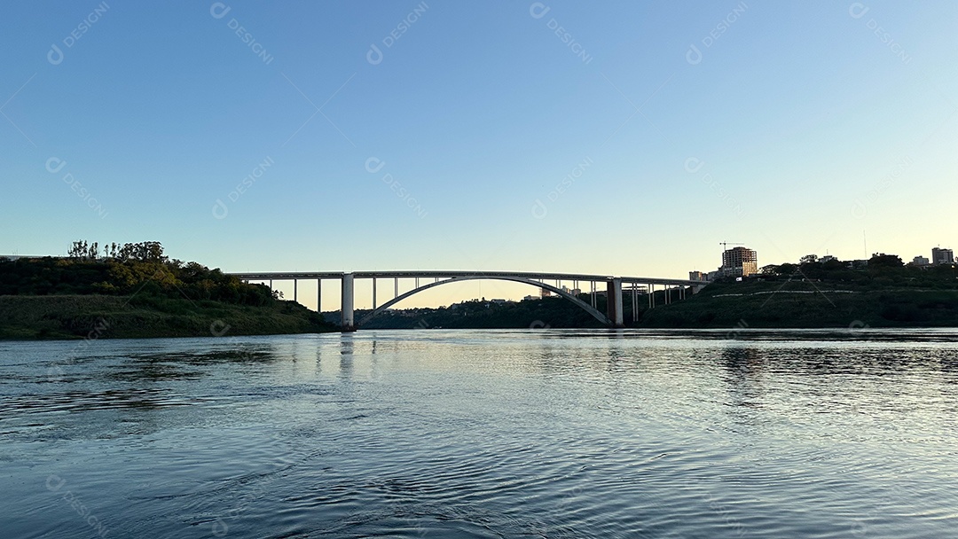 Foto tirada no Rio Iguaçu.