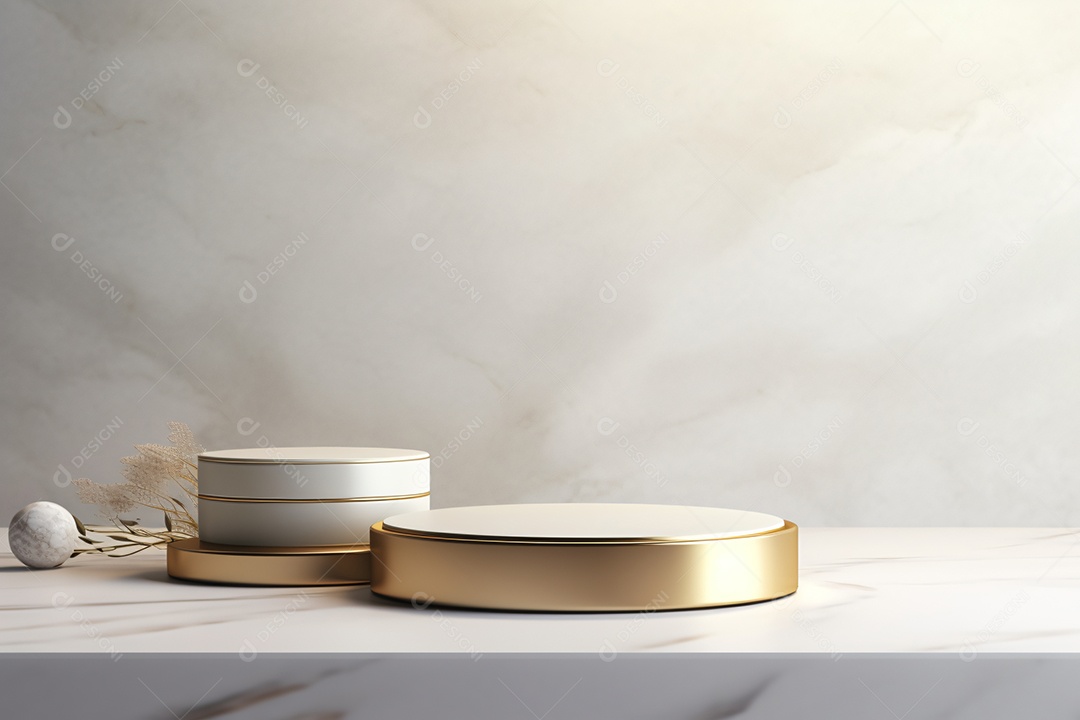 Frasco branco e dourado imagem para Composições Ano novo