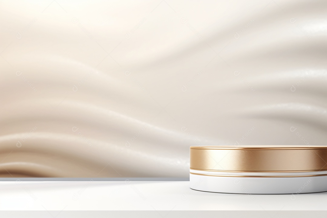 Frasco branco e dourado imagem para Composições Ano novo