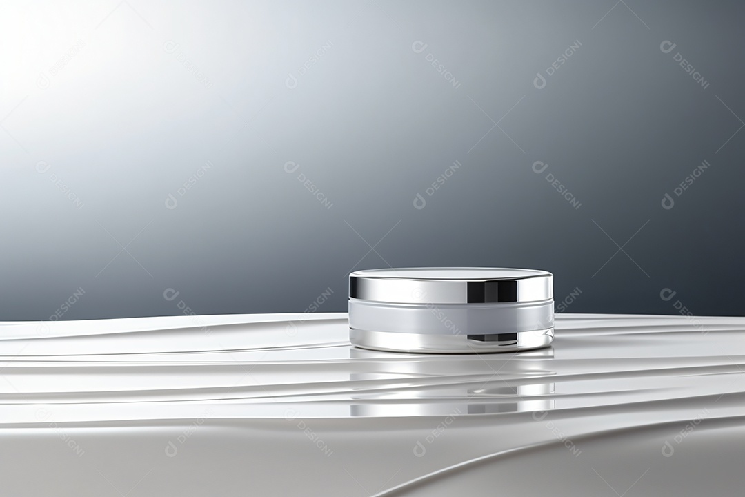 Frasco branco e prata imagem para Composições Ano novo