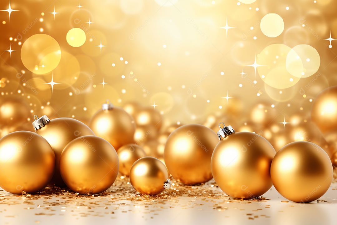Bola dourada imagem para Composições Ano novo