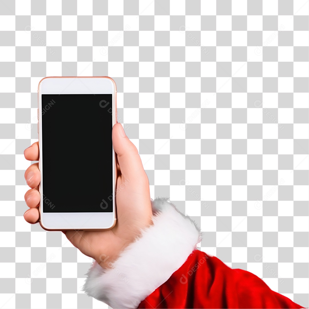 Mão Segurando o Celular PNG Transparente
