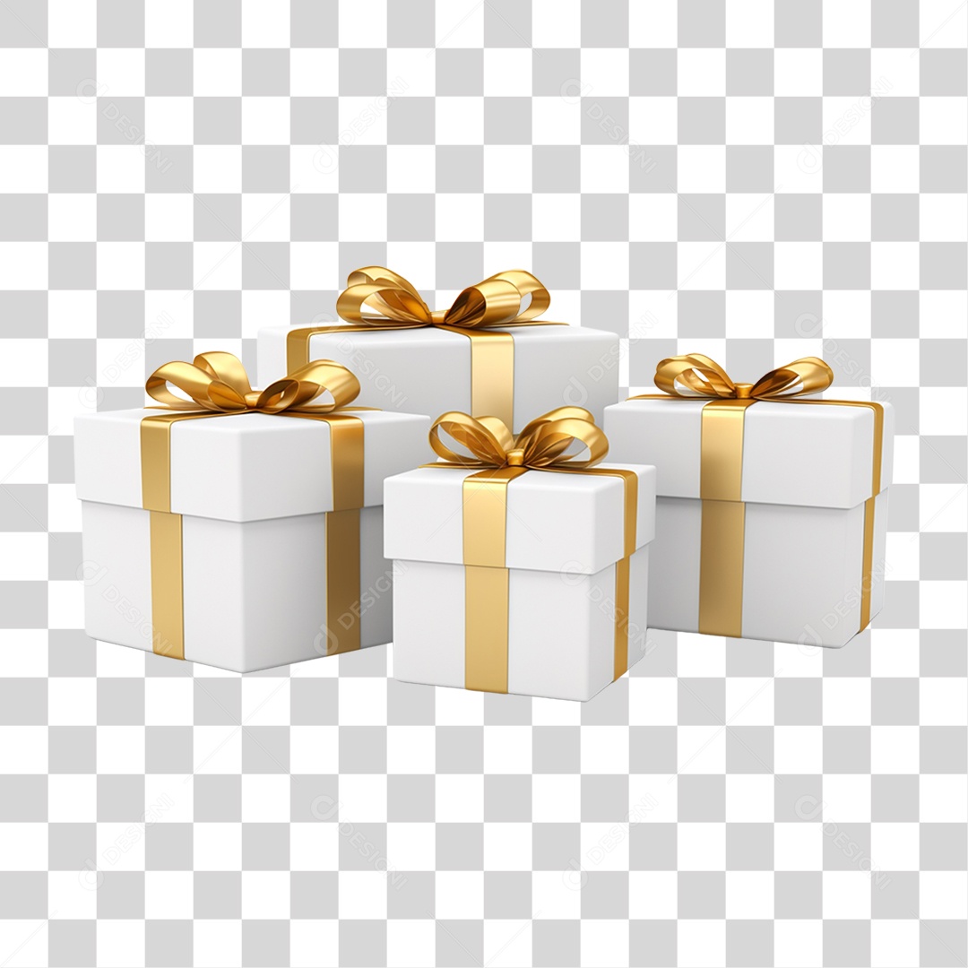 Presentes de Natal PNG Transparente