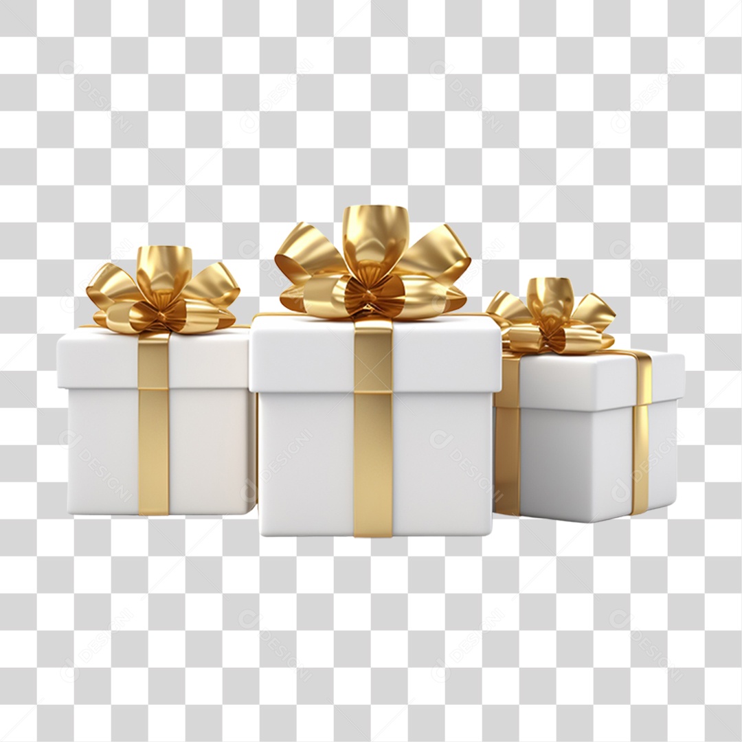 Presentes de Natal PNG Transparente