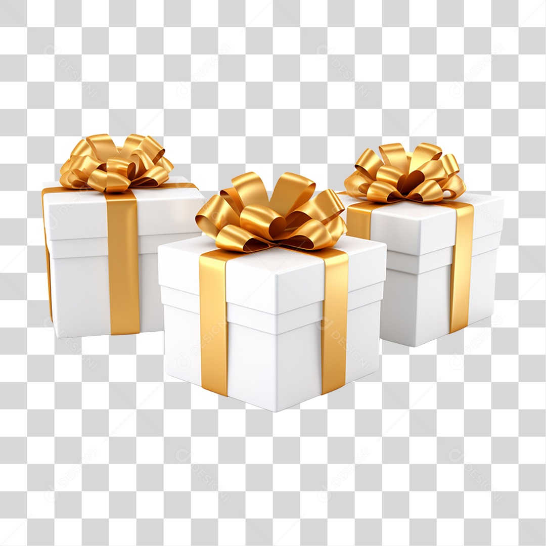 Presentes de Natal PNG Transparente
