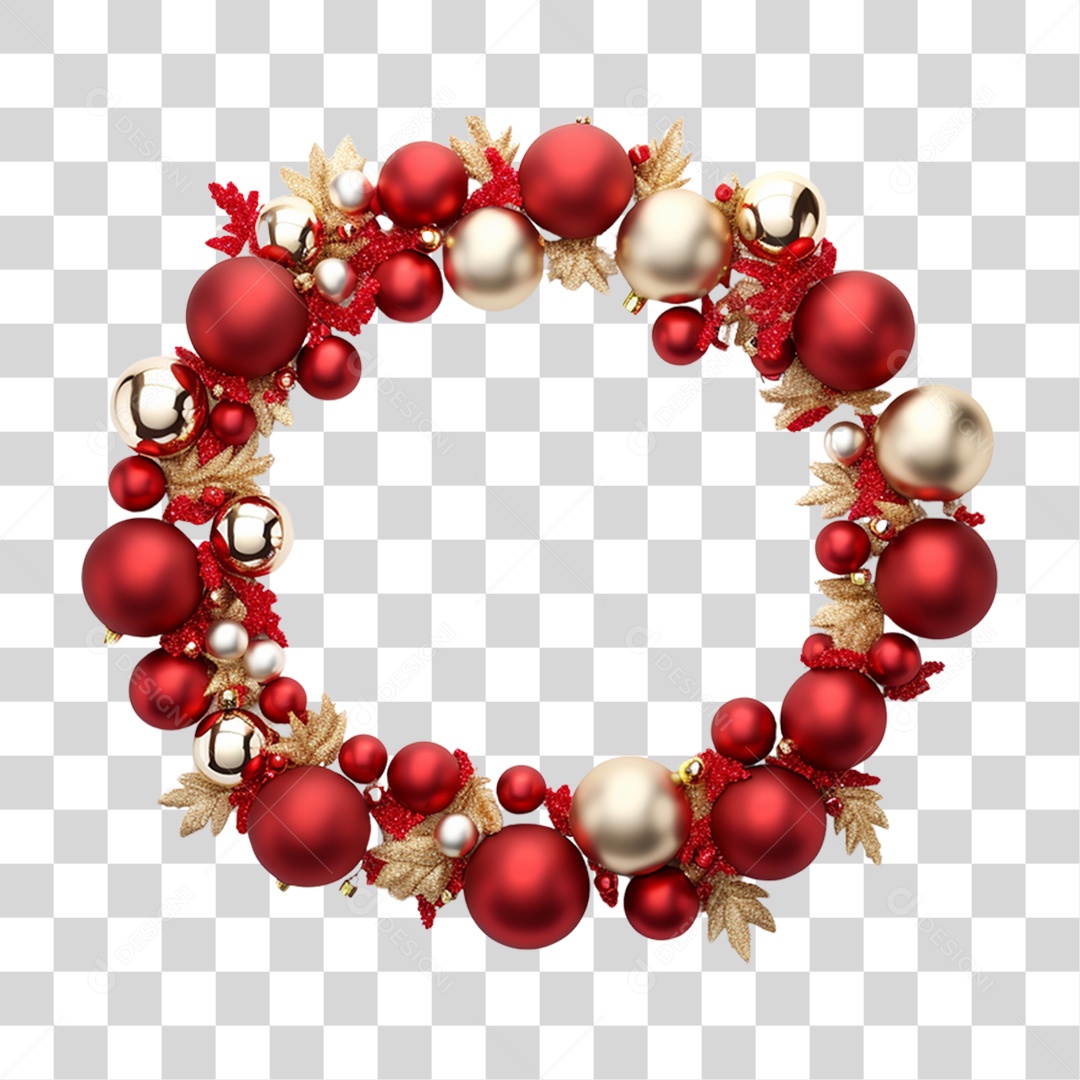 Guirlanda Natalina Decorações Enfeites PNG Transparente