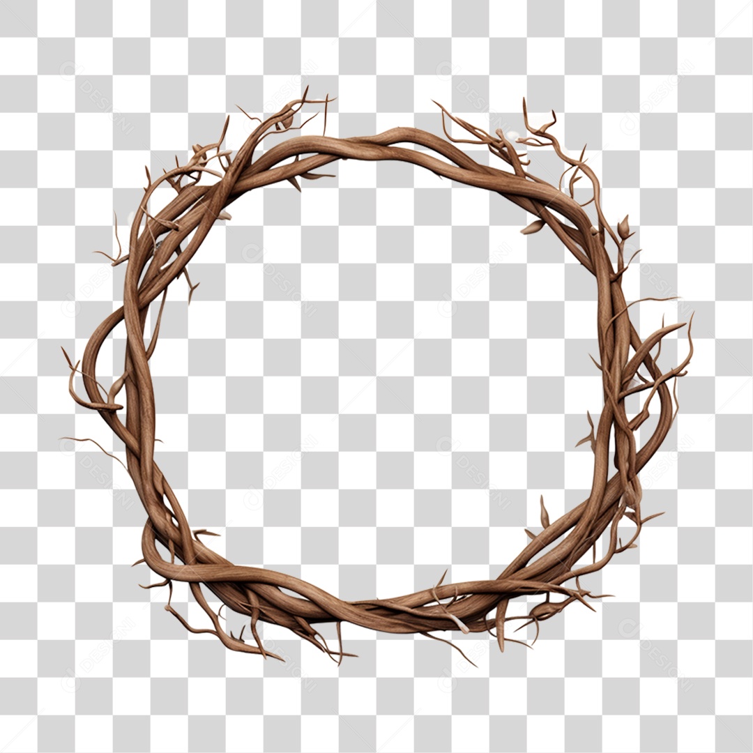 Coroa de Espinhos PNG Transparente