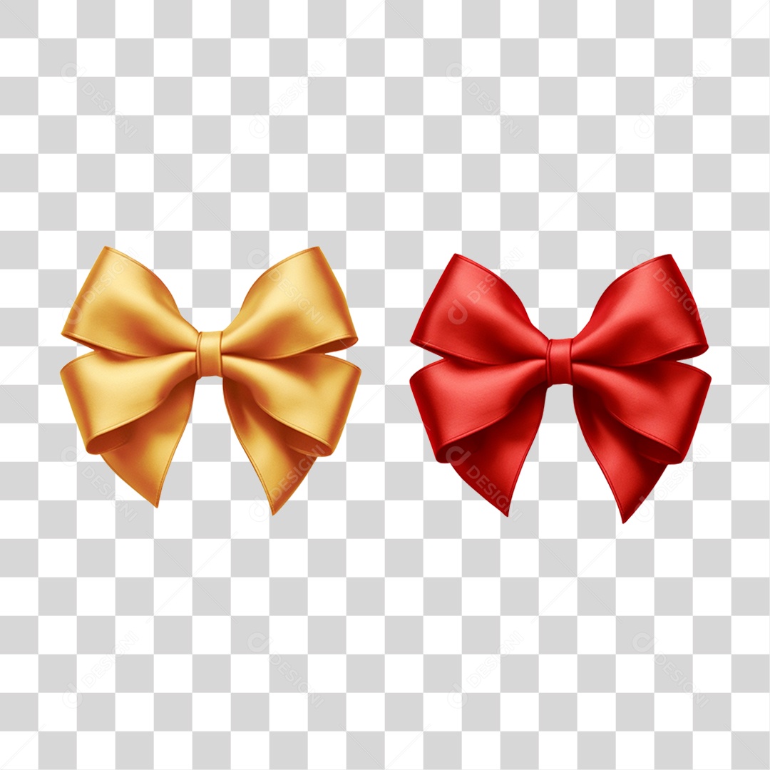 Laços Enfeite Decorações de Natal PNG Transparente