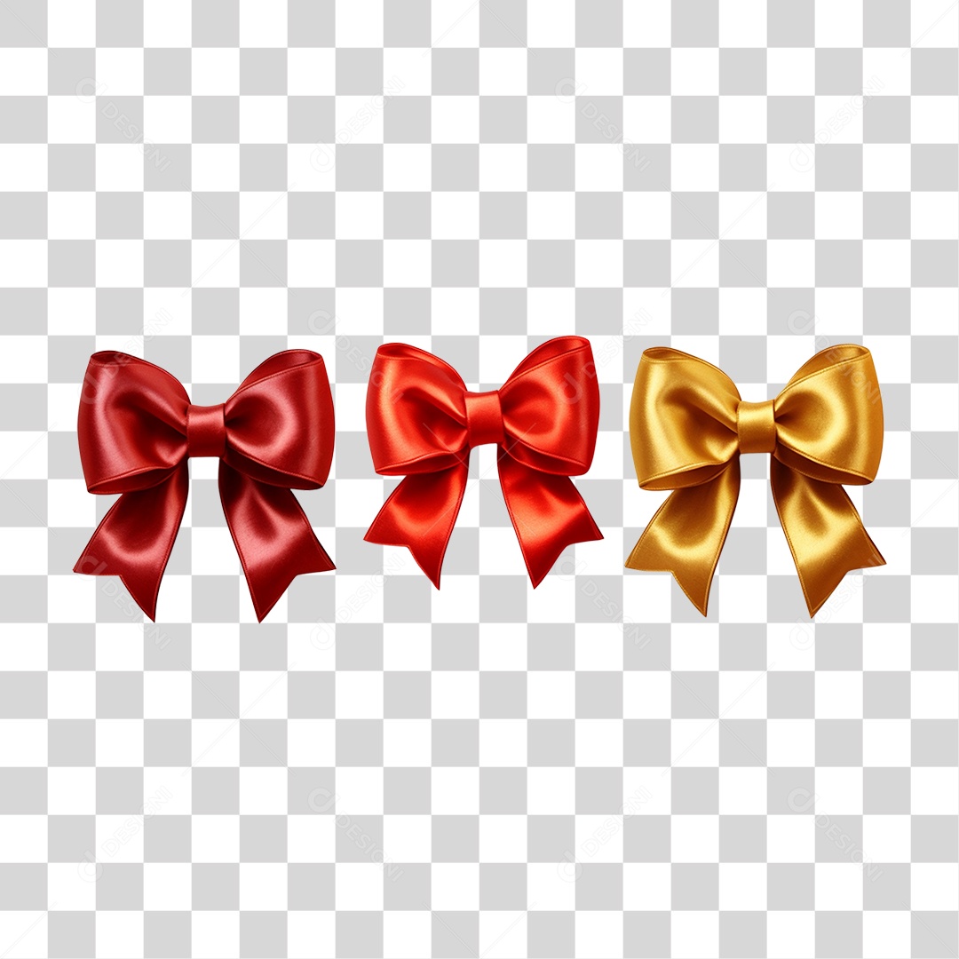 Laços Enfeite Decorações de Natal PNG Transparente