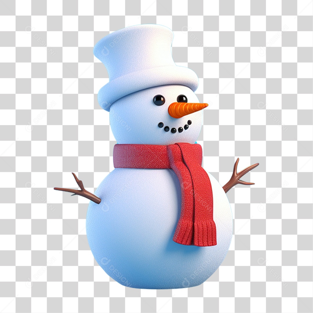 Enfeite Decorações Boneco de Natal PNG Transparente