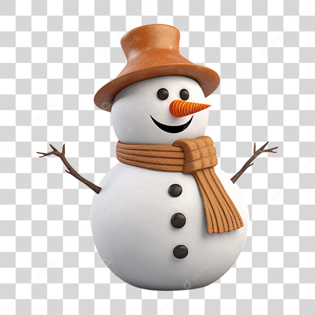 Enfeite Decorações Boneco de Natal PNG Transparente