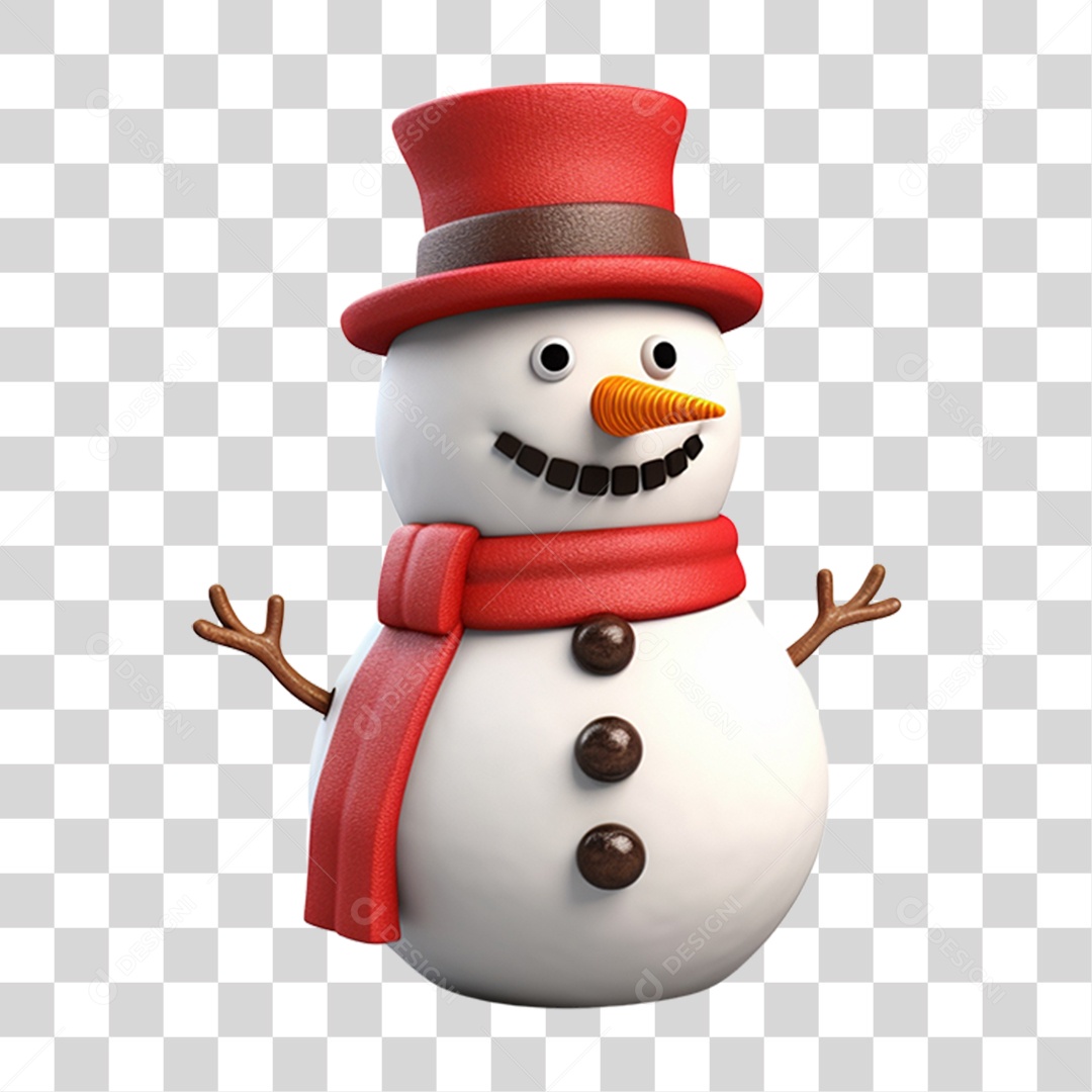 Enfeite Decorações Boneco de Natal PNG Transparente