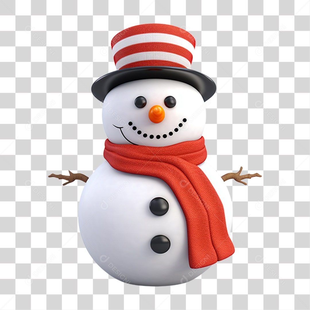 Enfeite Decorações Boneco de Natal PNG Transparente