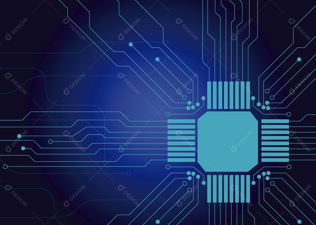 Background Abstrato Tecnológico Ilustração Vetor EPS