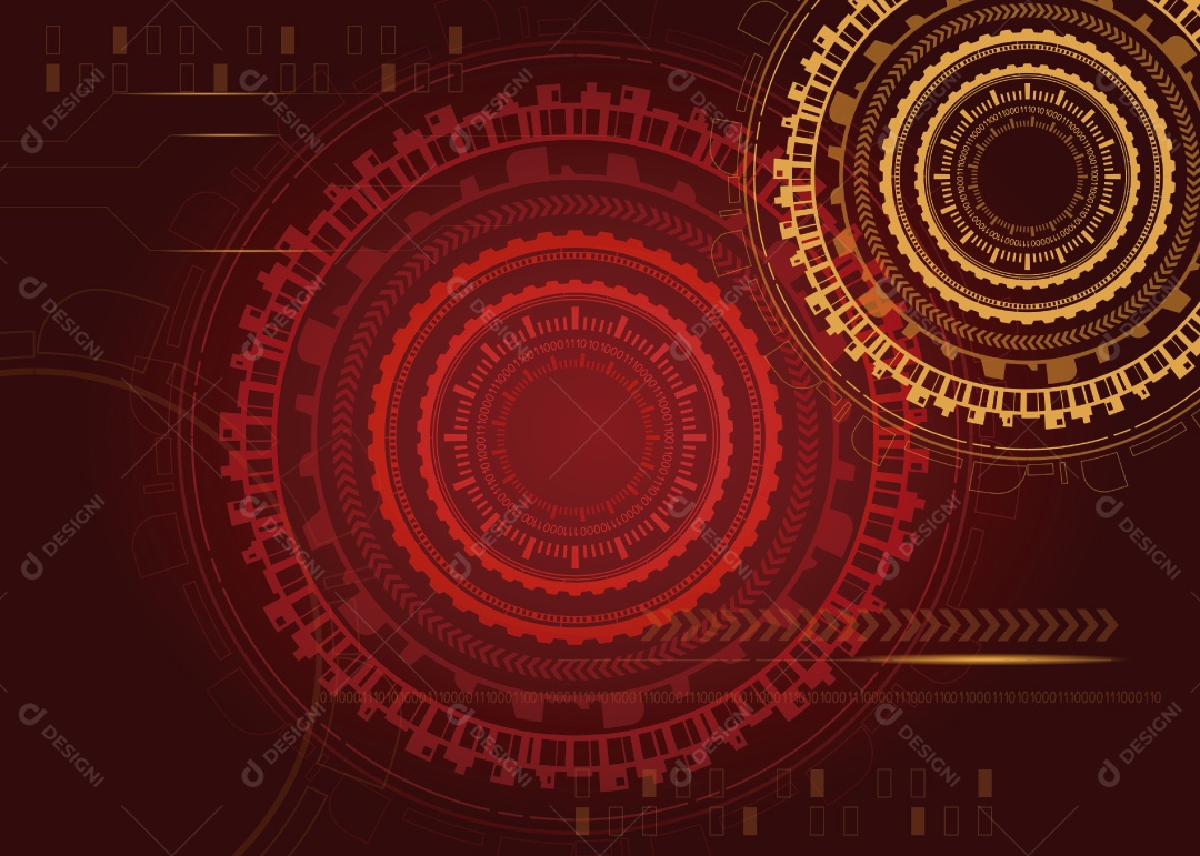 Background Abstrato Tecnológico Ilustração Vetor EPS