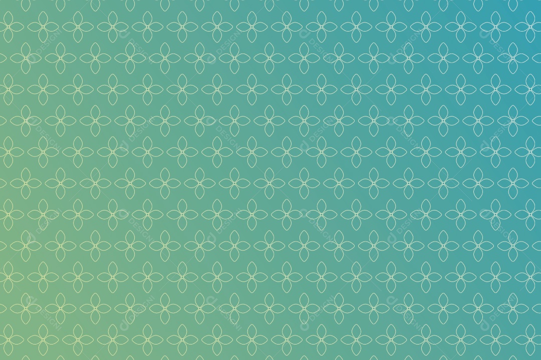 Padrão de Flores Ilustração Vetor EPS