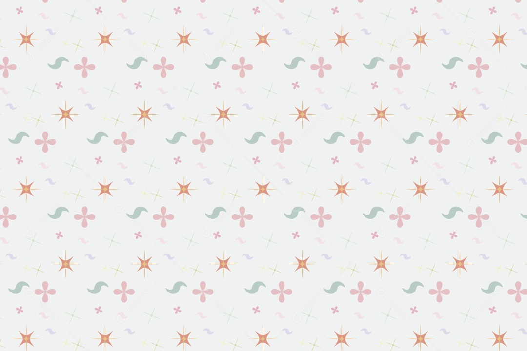 Padrão de Desenhos Ilustração Vetor EPS