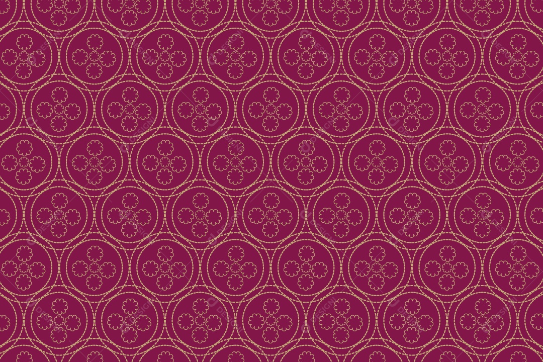 Padrão de Círculos Ilustração Vetor EPS