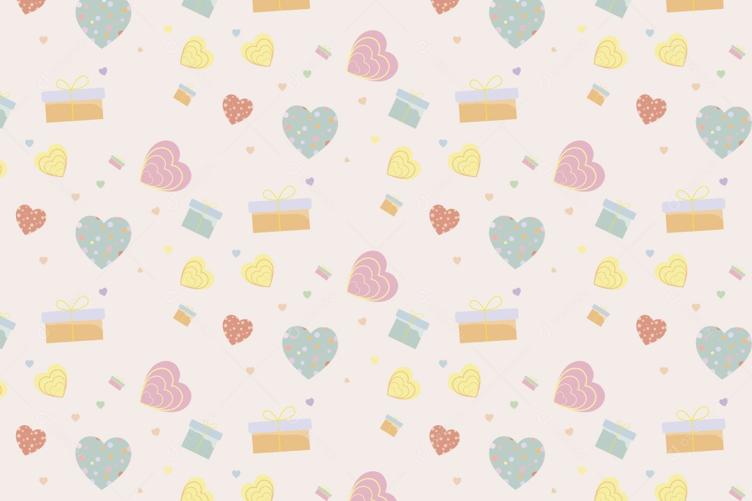 Padrão de Desenhos Ilustração Vetor EPS