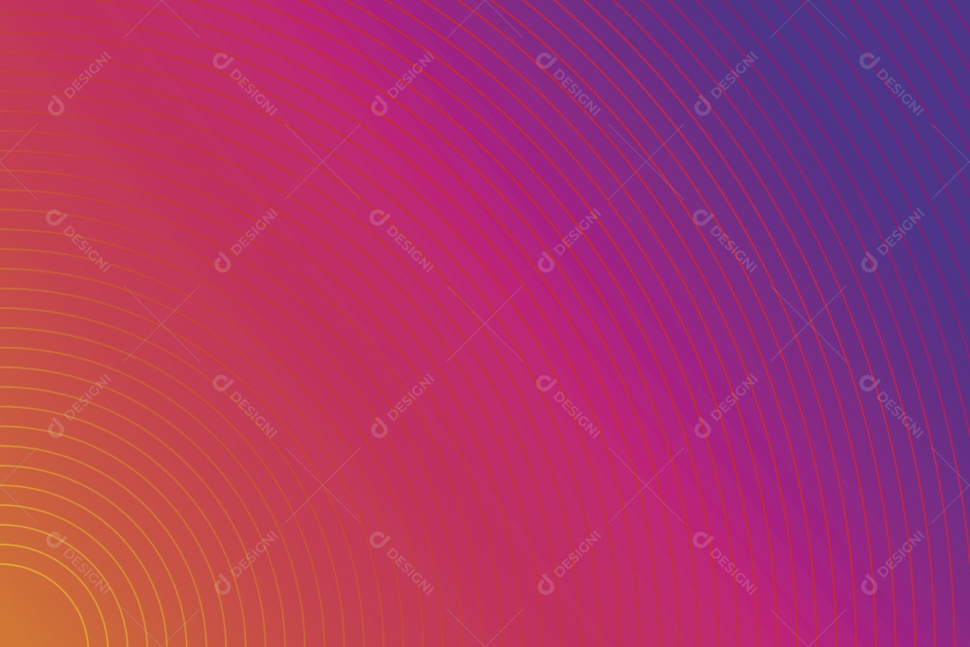 Padrão de Linhas Circulares Ilustração Vetor EPS