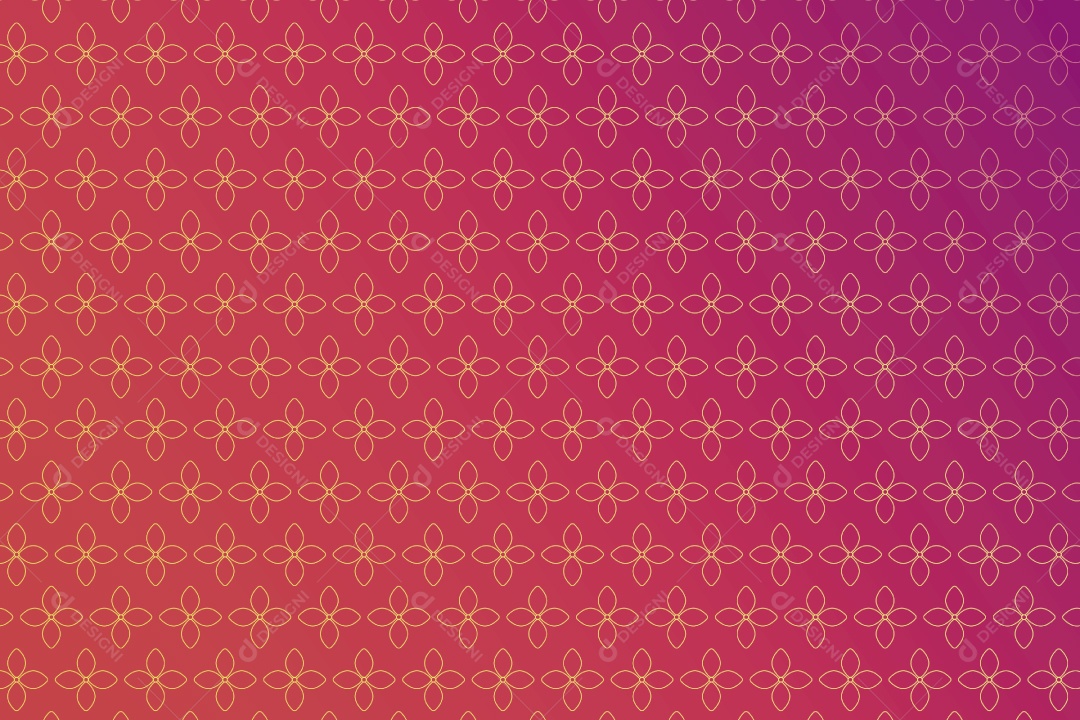 Padrão de Flores Ilustração Vetor EPS