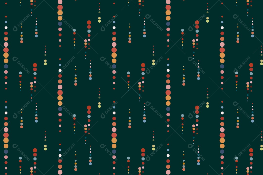 Padrão de Círculos Ilustração Vetor EPS