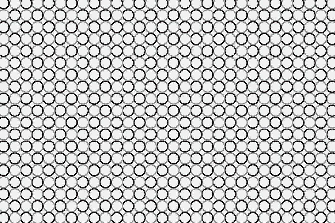 Padrão de Círculos Ilustração Vetor EPS