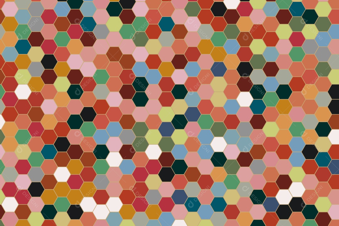 Padrão Geométrico Colorido Vetor EPS