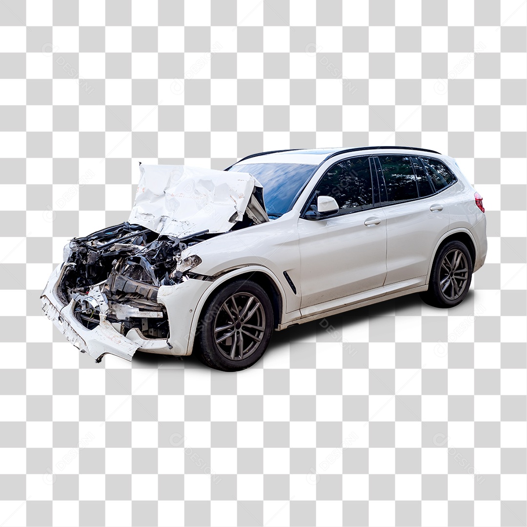 Carros Batidos Funilaria PNG Transparente