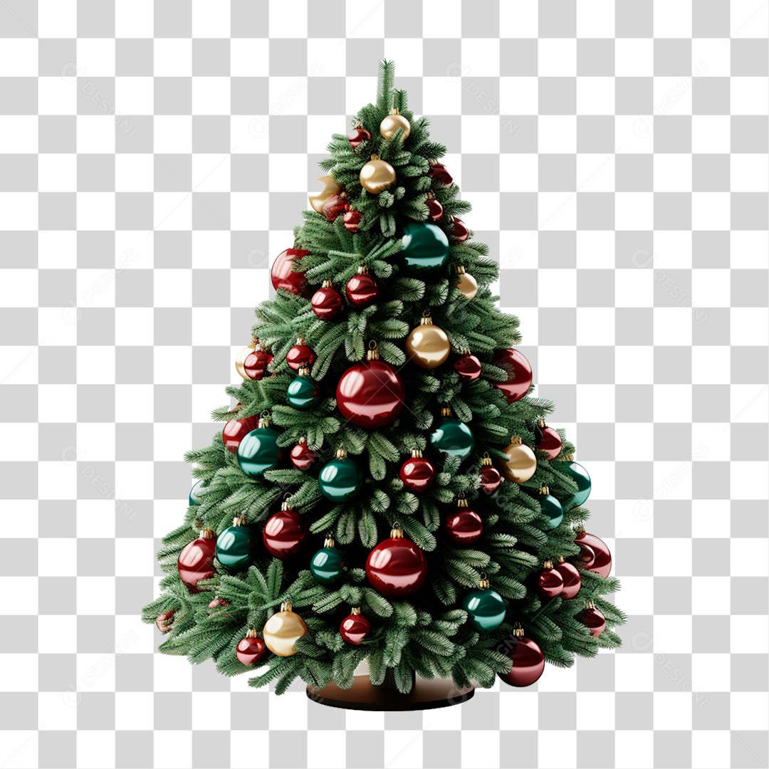 Árvore de Natal PNG Transparente