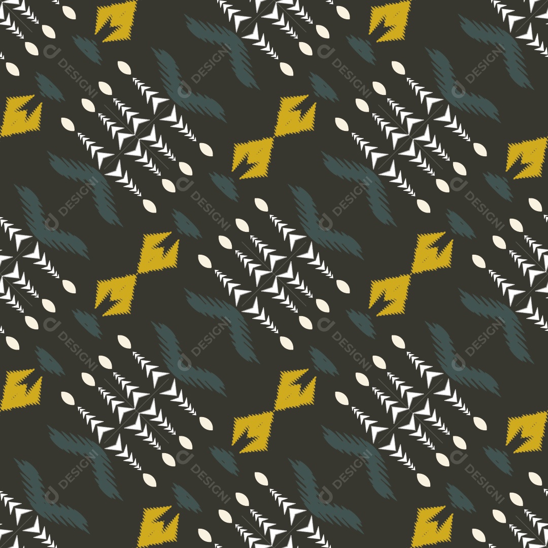 Ilustração Padrão Tradicional Estilo Asteca Coloridos Modernos Vetor EPS