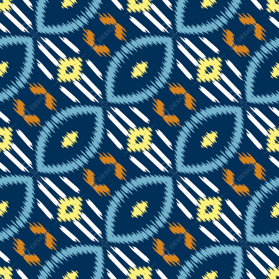 Padrão Tradicional Estilo Asteca Coloridos Modernos Ilustração Vetor EPS