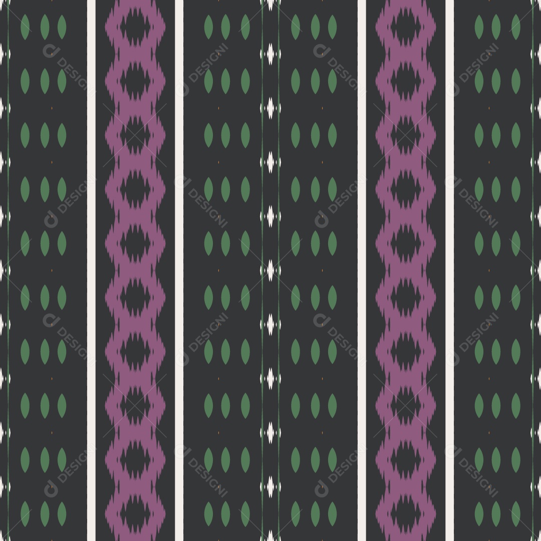 Ilustração Padrão Tribal Tradicional Estilo Asteca Coloridos Modernos Vetor EPS