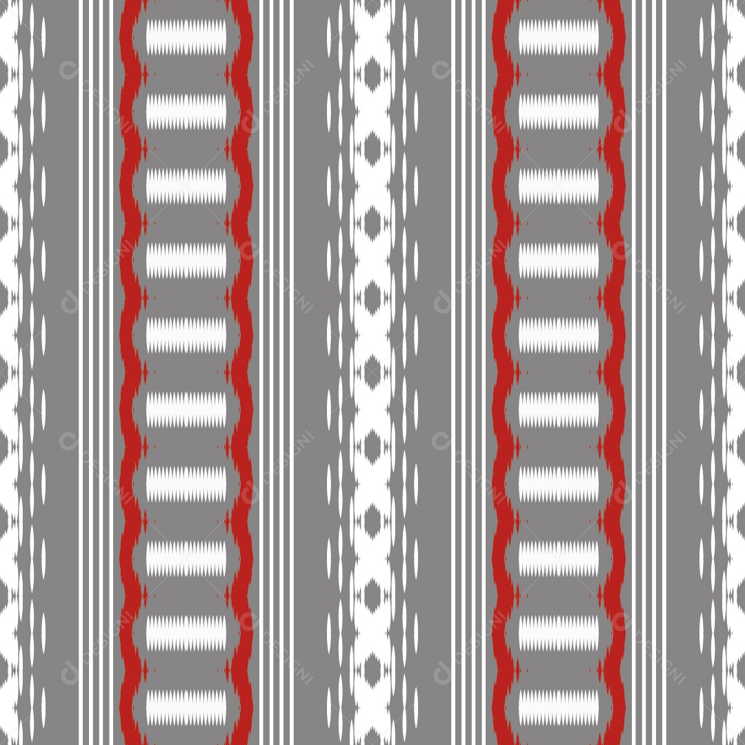 Padrão Tribal Tradicional Estilo Asteca Coloridos Modernos Vetor EPS