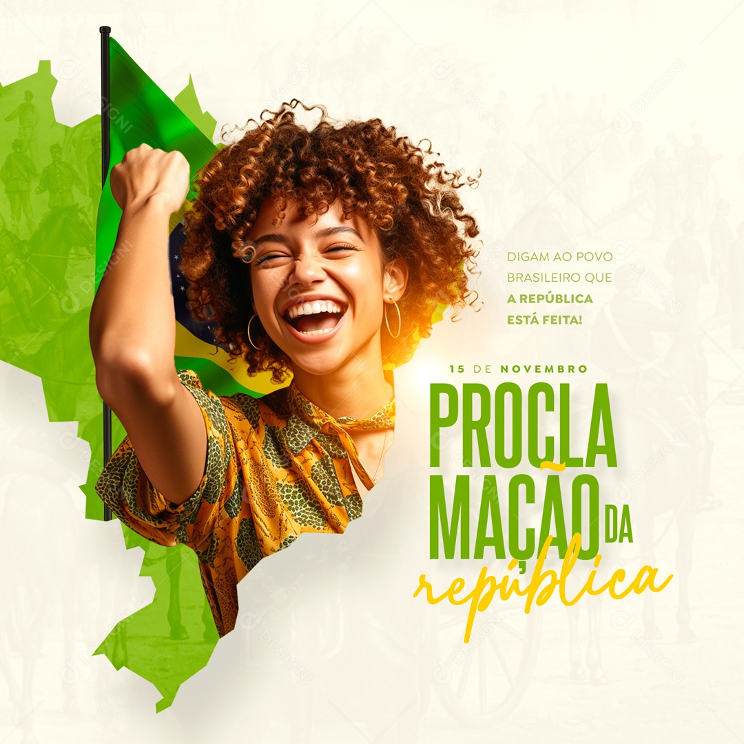 Social Media 15 De Novembro Proclamação Da República PSD Editável