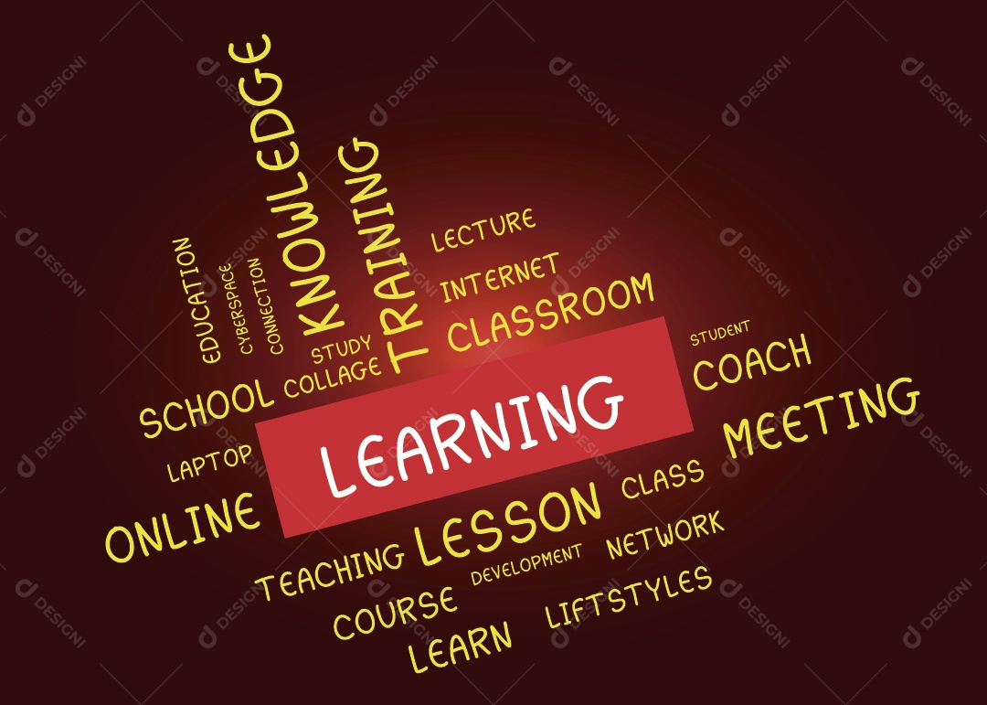 Conceito de Educação Online Ilustração Vetor EPS