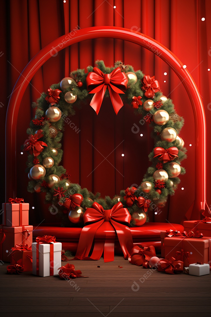 Background para Composição de Flyer Natalinos