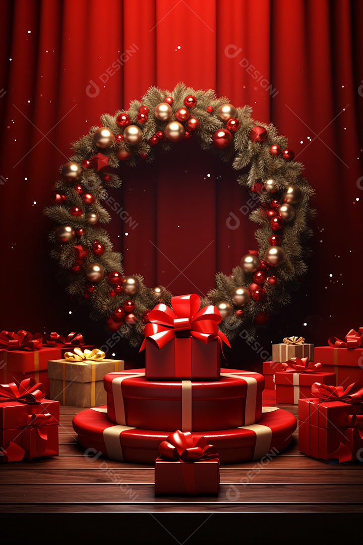 Background para Composição de Flyer Natalinos