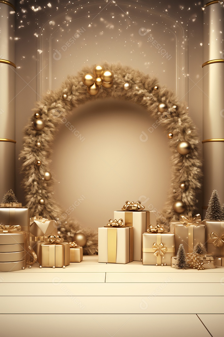 Background para Composição de Flyer Natalinos