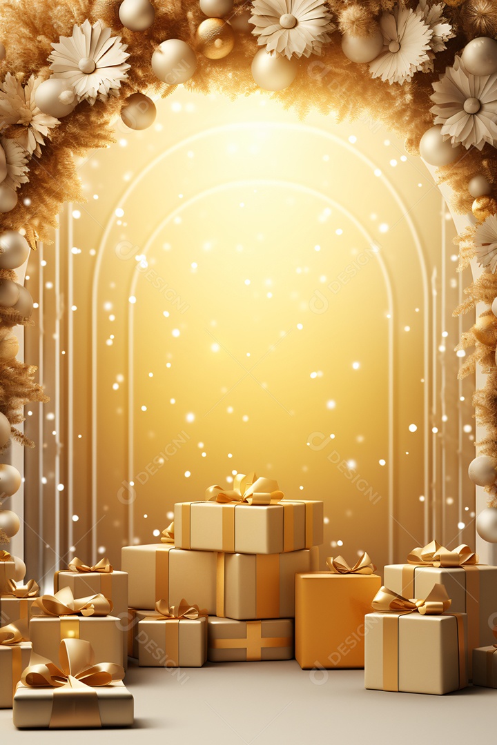 Background para Composição de Flyer Natalinos